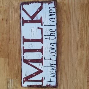 Distressed look sign